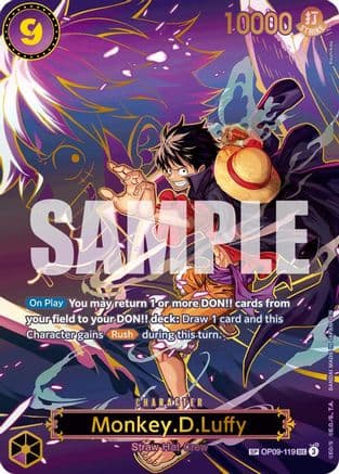Monkey.D.Luffy - OP09-119 (SP) — Carrying On His Will