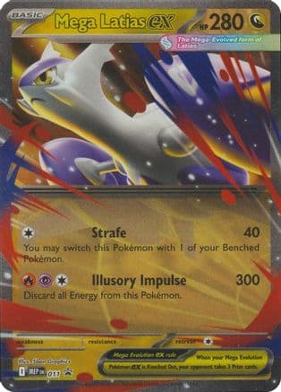 Mega Latias ex - 011 — ME: Mega Evolution Promo Pokémon TCG card by Shin Graphics