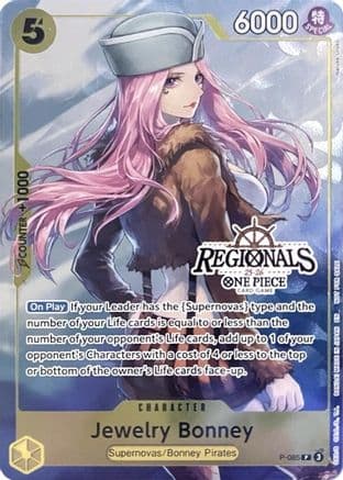 Jewelry Bonney (CS 25-26 Regionals Textured Chase Promo) — One Piece Promotion Cards