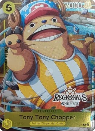 Tony Tony.Chopper (CS 25-26 Regionals Textured Chase Promo) — One Piece Promotion Cards