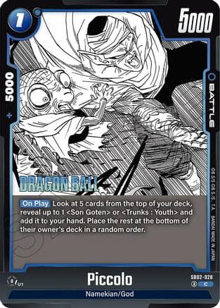 Piccolo - SB02-028 — Manga Booster 02