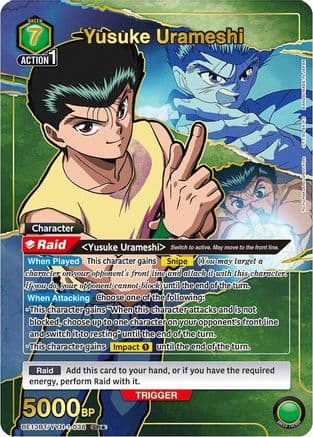 Yusuke Urameshi (038) (SR*) — UE13BT: Yu Yu Hakusho: Ghost Files