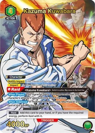 Kazuma Kuwabara (043) (SR*) — UE13BT: Yu Yu Hakusho: Ghost Files