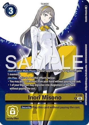 Inori Misono (Digimon Story: Time Stranger Promo Pack) — Digimon Promotion Cards