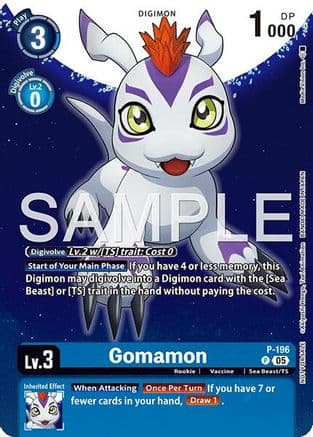 Gomamon (Digimon Story: Time Stranger Promo Pack) — Digimon Promotion Cards