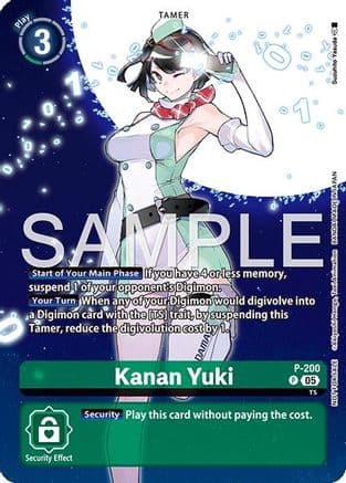 Kanan Yuki (Digimon Story: Time Stranger Promo Pack) — Digimon Promotion Cards
