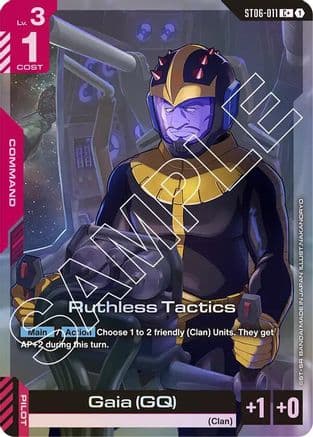 Ruthless Tactics (C+) — Starter Deck 06: Clan Unity