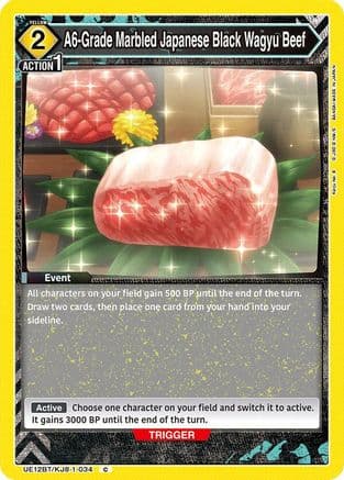 A6-Grade Marbled Japanese Black Wagyu Beef — UE12BT: Kaiju No. 8