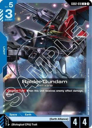 Raider Gundam — Dual Impact Gundam Card Game card by Boery