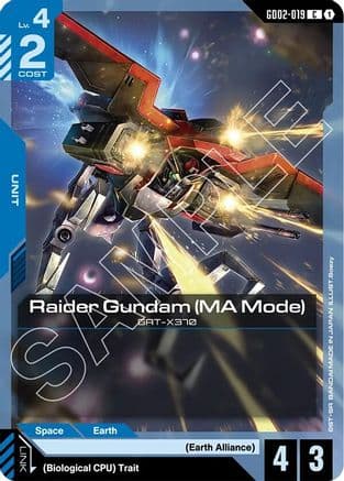 Raider Gundam (MA Mode) — Dual Impact