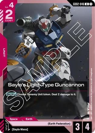 Sayla's Light-Type Guncannon — Dual Impact