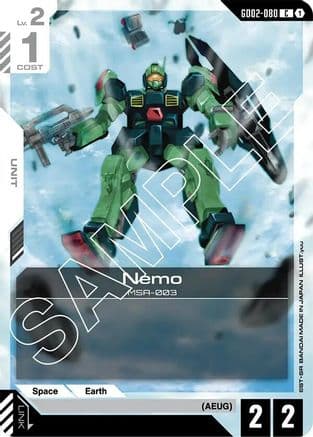 Nemo — Dual Impact Gundam Card Game card by yuu