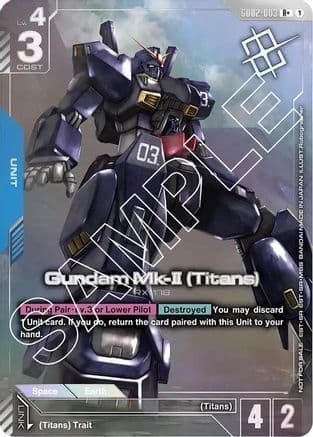 Gundam Mk-II (Titans) (Store Tournament Winner Pack 02) — Gundam Promotional Cards