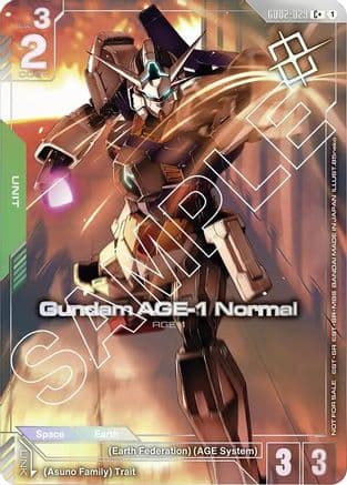 Gundam AGE-1 Normal (Store Tournament Winner Pack 02) — Gundam Promotional Cards
