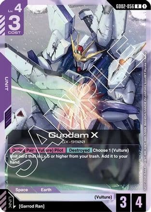 Gundam X (GD02-056) (Store Tournament Participant Pack 02) — Gundam Promotional Cards