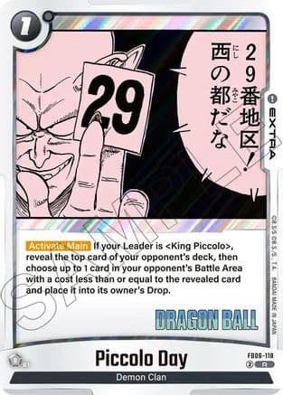 Piccolo Day — Manga Booster 02