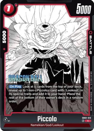 Piccolo - SB02-013 — Manga Booster 02