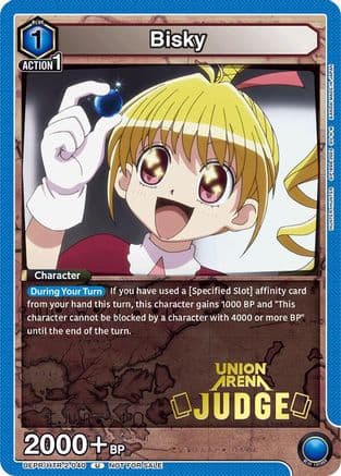 Bisky (040) (Judge Pack) — Union Arena Promotion Cards