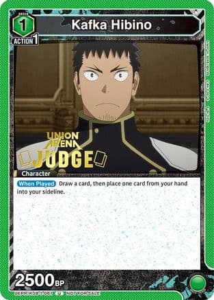 Kafka Hibino (061) (Judge Pack) — Union Arena Promotion Cards