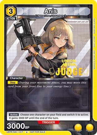 Anis (Judge Pack) — Union Arena Promotion Cards