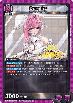 Dorothy (Judge Pack) — Union Arena Promotion Cards