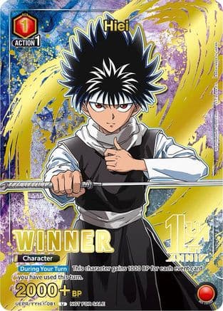 Hiei (081) (Winner) — Union Arena Promotion Cards