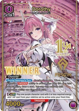Dorothy (Winner) — Union Arena Promotion Cards
