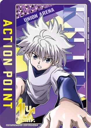 Action Point Card (AP03) (Killua Zoldyck) — Union Arena Promotion Cards