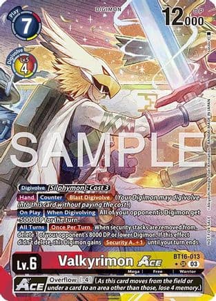 Valkyrimon ACE (Winner) — Hackers' Slumber Release Event Cards