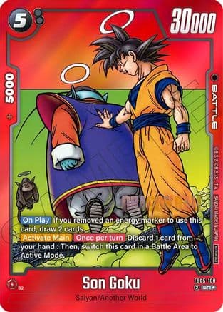Son Goku - FB05-100 (Limited Pack MANGA Version 02) — Tournament and Championship Promos