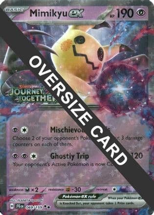 Mimikyu ex (Journey Together Stamped) — Jumbo Cards