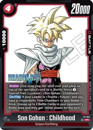 Son Gohan : Childhood - FP-057 — Tournament and Championship Promos