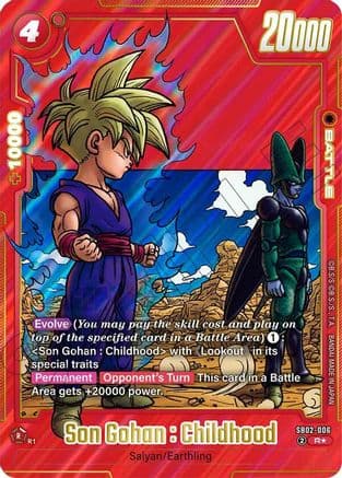 Son Gohan : Childhood - SB02-006 (Alternate Art) — Manga Booster 02