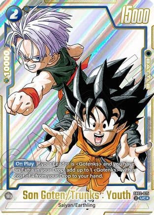 Son Goten/Trunks : Youth (Alternate Art) — Manga Booster 02