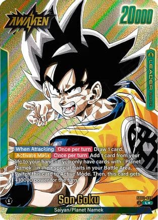 Son Goku - SB02-033 (Gold) — Manga Booster 02