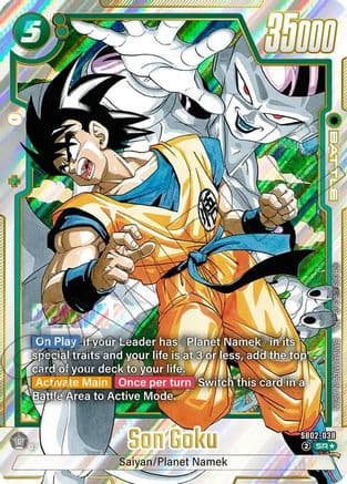 Son Goku - SB02-038 (Alternate Art) — Manga Booster 02