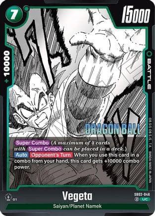 Vegeta - SB02-046 — Manga Booster 02