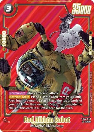 Red Ribbon Robot (Alternate Art) — Manga Booster 02