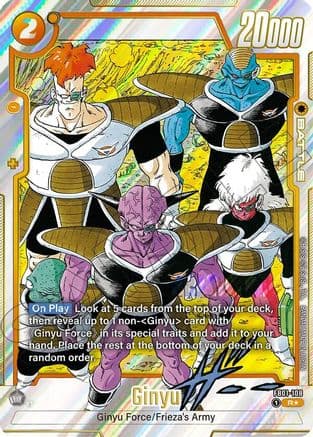 Ginyu - FB01-108 (Alternate Art) — Manga Booster 02