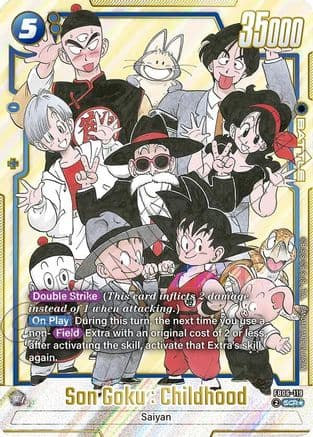 Son Goku : Childhood - FB06-119 (Alternate Art) — Manga Booster 02