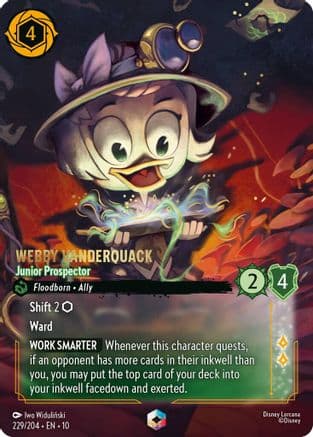 Webby Vanderquack - Junior Prospector (Enchanted) — Whispers in the Well