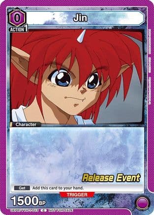 Jin (013) — UE13BT: Yu Yu Hakusho: Ghost Files Release Event Cards