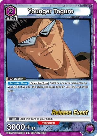 Younger Toguro (023) — UE13BT: Yu Yu Hakusho: Ghost Files Release Event Cards