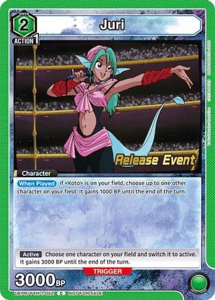 Juri — UE13BT: Yu Yu Hakusho: Ghost Files Release Event Cards