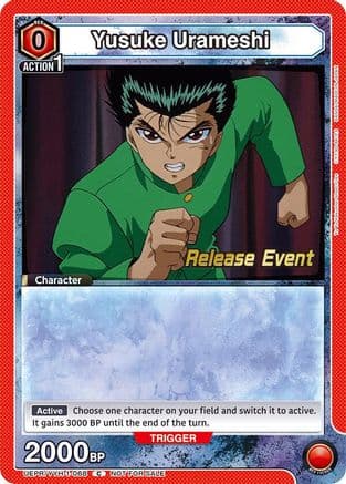 Yusuke Urameshi (068) — UE13BT: Yu Yu Hakusho: Ghost Files Release Event Cards