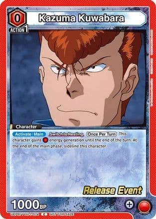 Kazuma Kuwabara (074) — UE13BT: Yu Yu Hakusho: Ghost Files Release Event Cards
