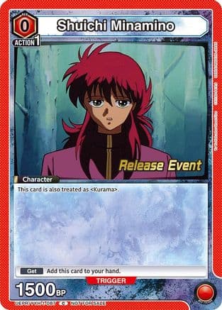 Shuichi Minamino — UE13BT: Yu Yu Hakusho: Ghost Files Release Event Cards