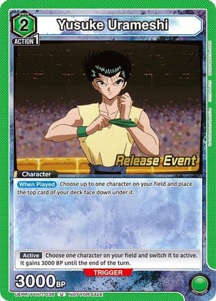Yusuke Urameshi (036) — UE13BT: Yu Yu Hakusho: Ghost Files Release Event Cards
