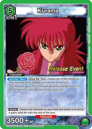 Kurama (039) — UE13BT: Yu Yu Hakusho: Ghost Files Release Event Cards