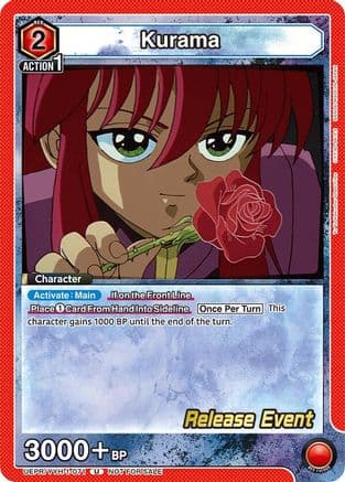 Kurama (071) — UE13BT: Yu Yu Hakusho: Ghost Files Release Event Cards
